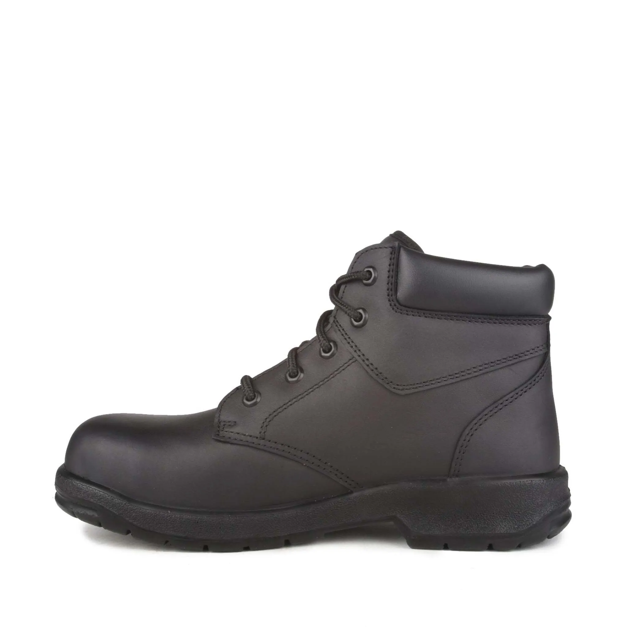 Acton Men's ProFar 6" Steel Toe Safety Work Boots - Waterproof Black Leather, Durable, Comfortable, Oil-Resistant Sole, Shock Absorption | Sizes 6-13