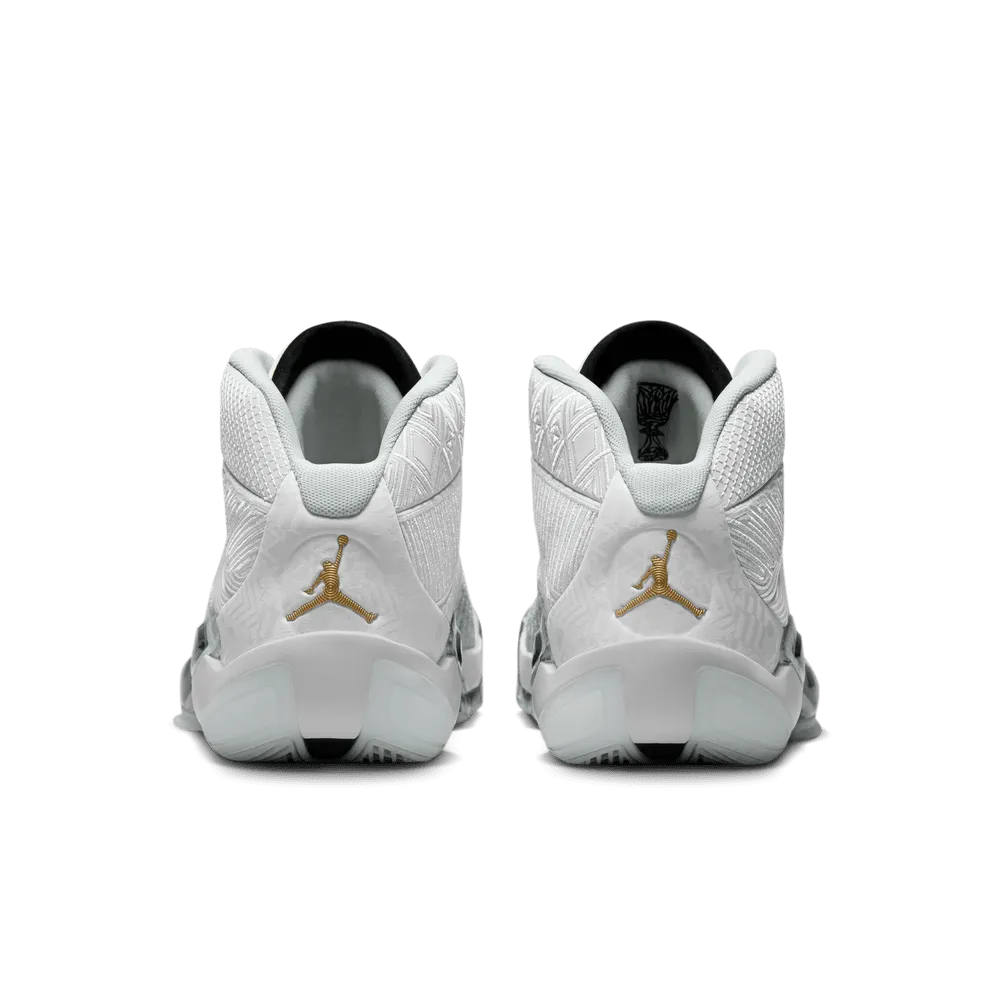 Air Jordan XXXVIII "FIBA" Basketball Shoes 'White/Gold/Platinum'