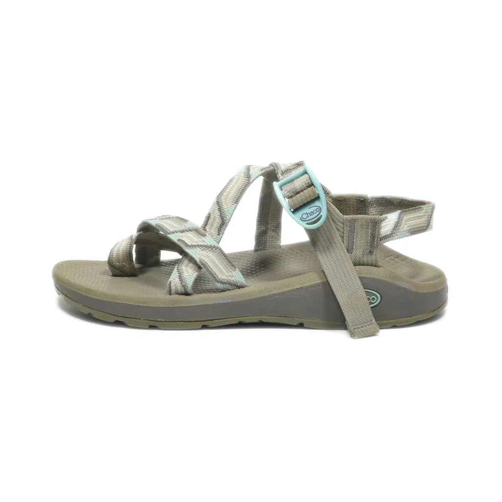 Chaco Flat Sandals Suede Multicolour Colour For Women