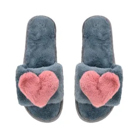 Heart slippers