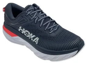 HOKA Bondi 7 Runing Shoes For Women's In Navy Blue\Cherry
