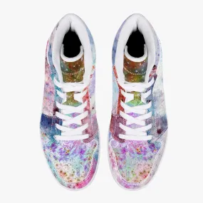 July Psychedelic Split-Style High-Top Sneakers