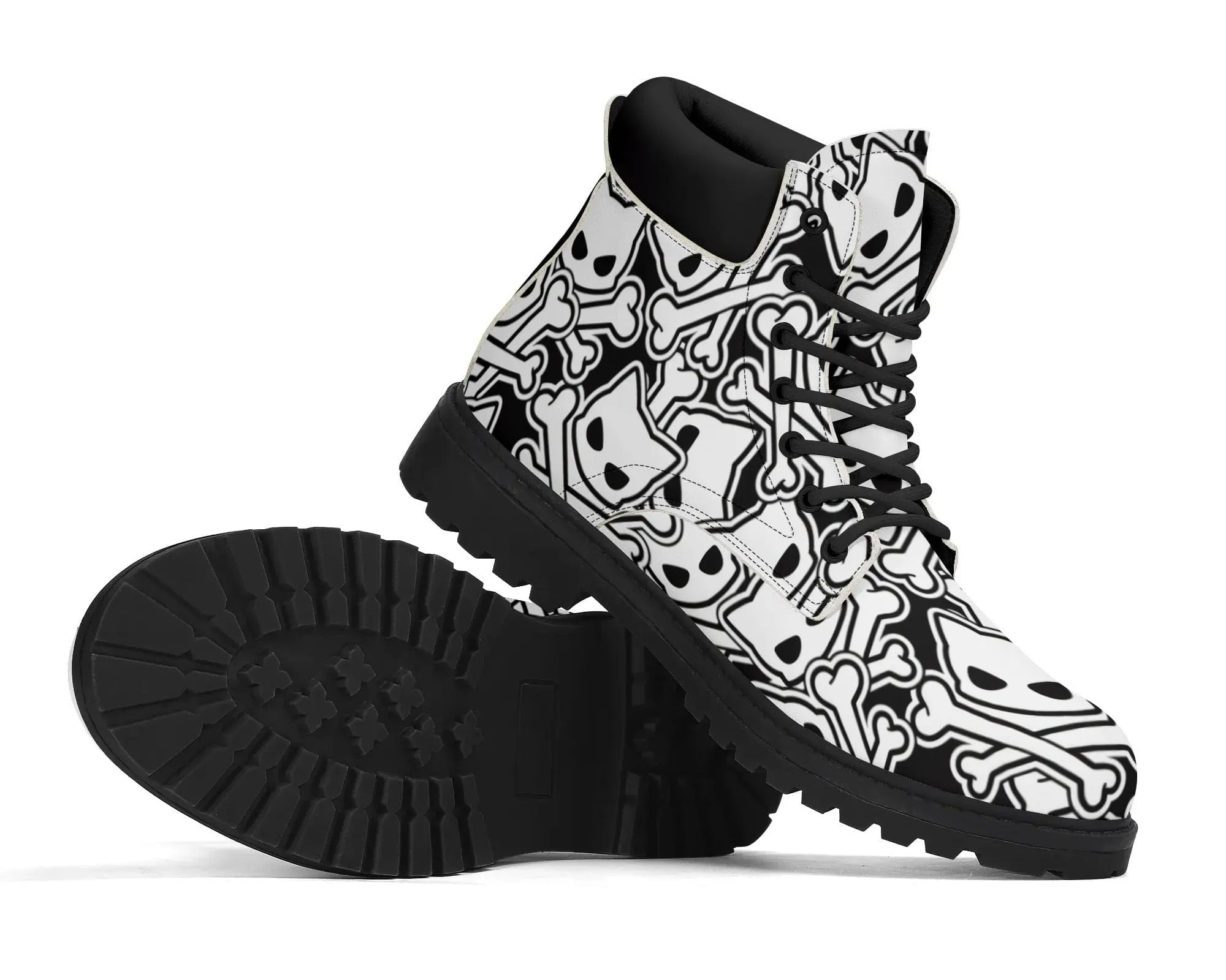 Kitty Skulls Classic Boots