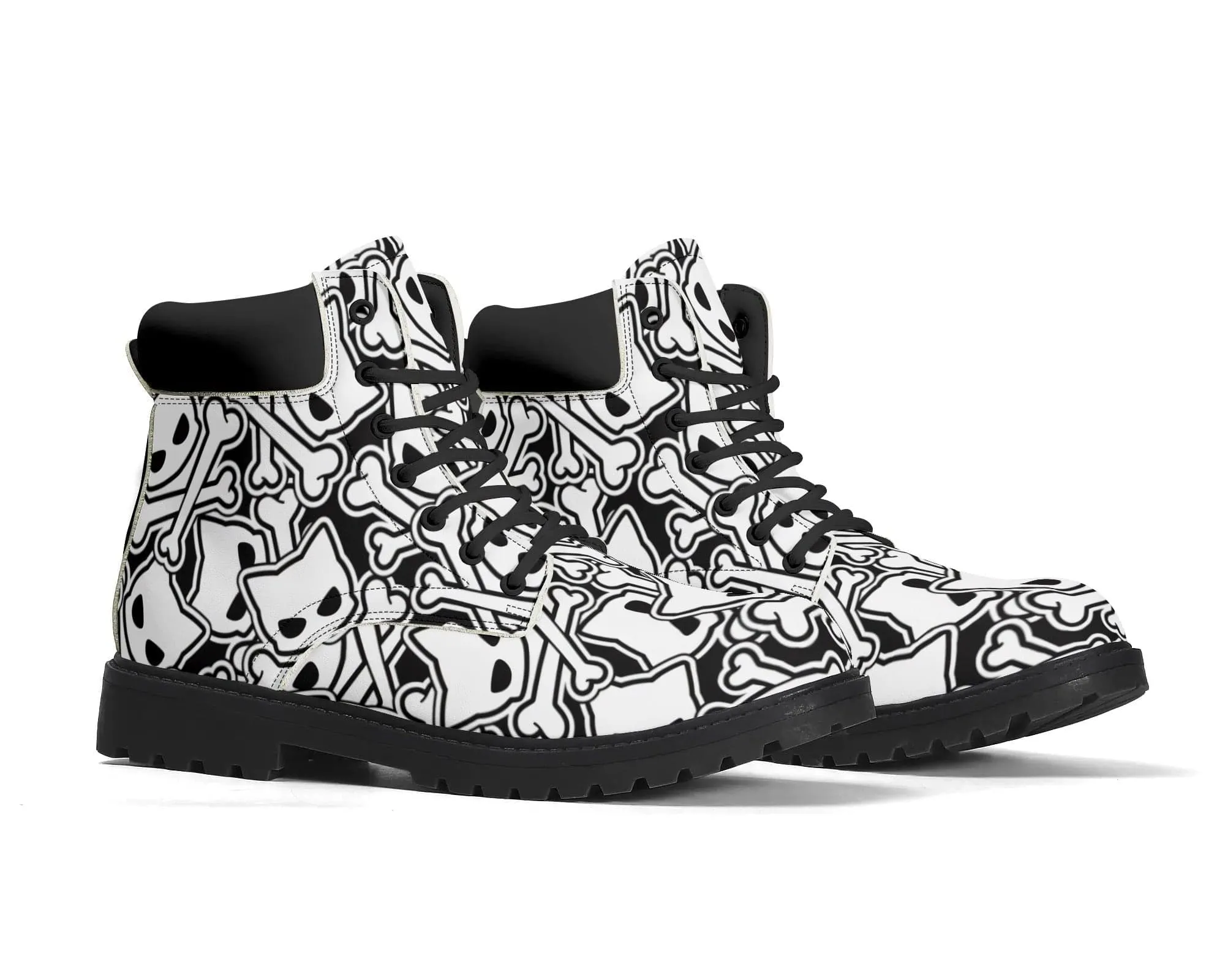 Kitty Skulls Classic Boots