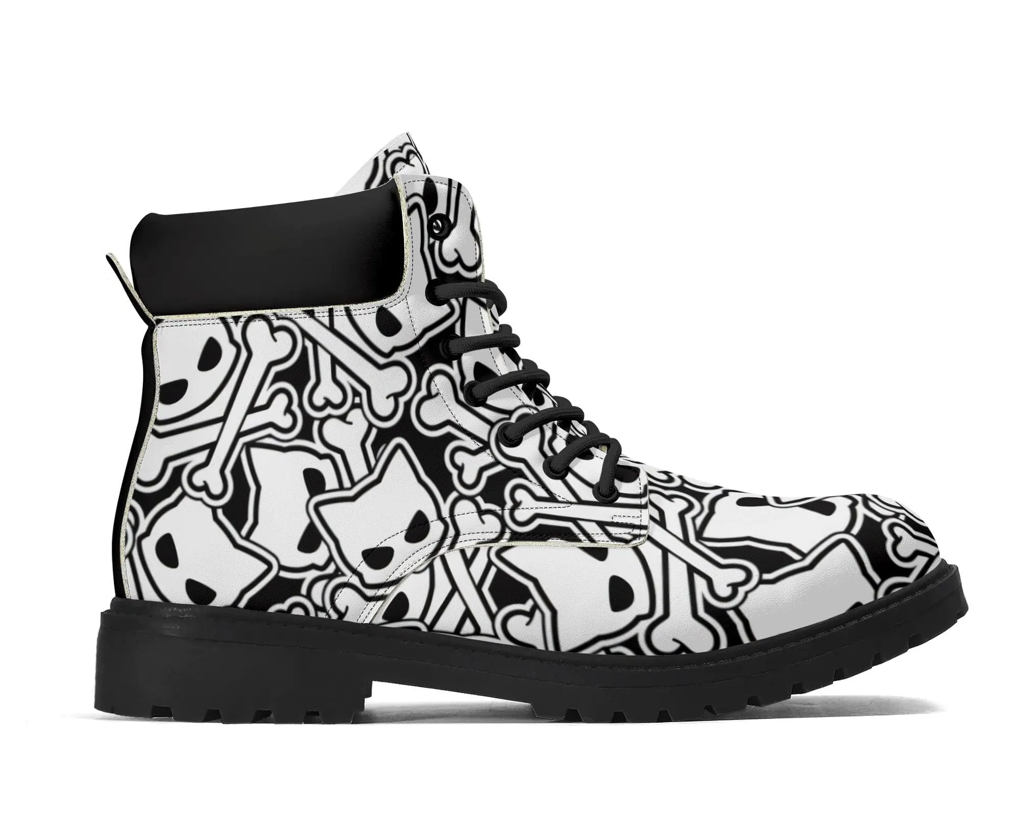 Kitty Skulls Classic Boots