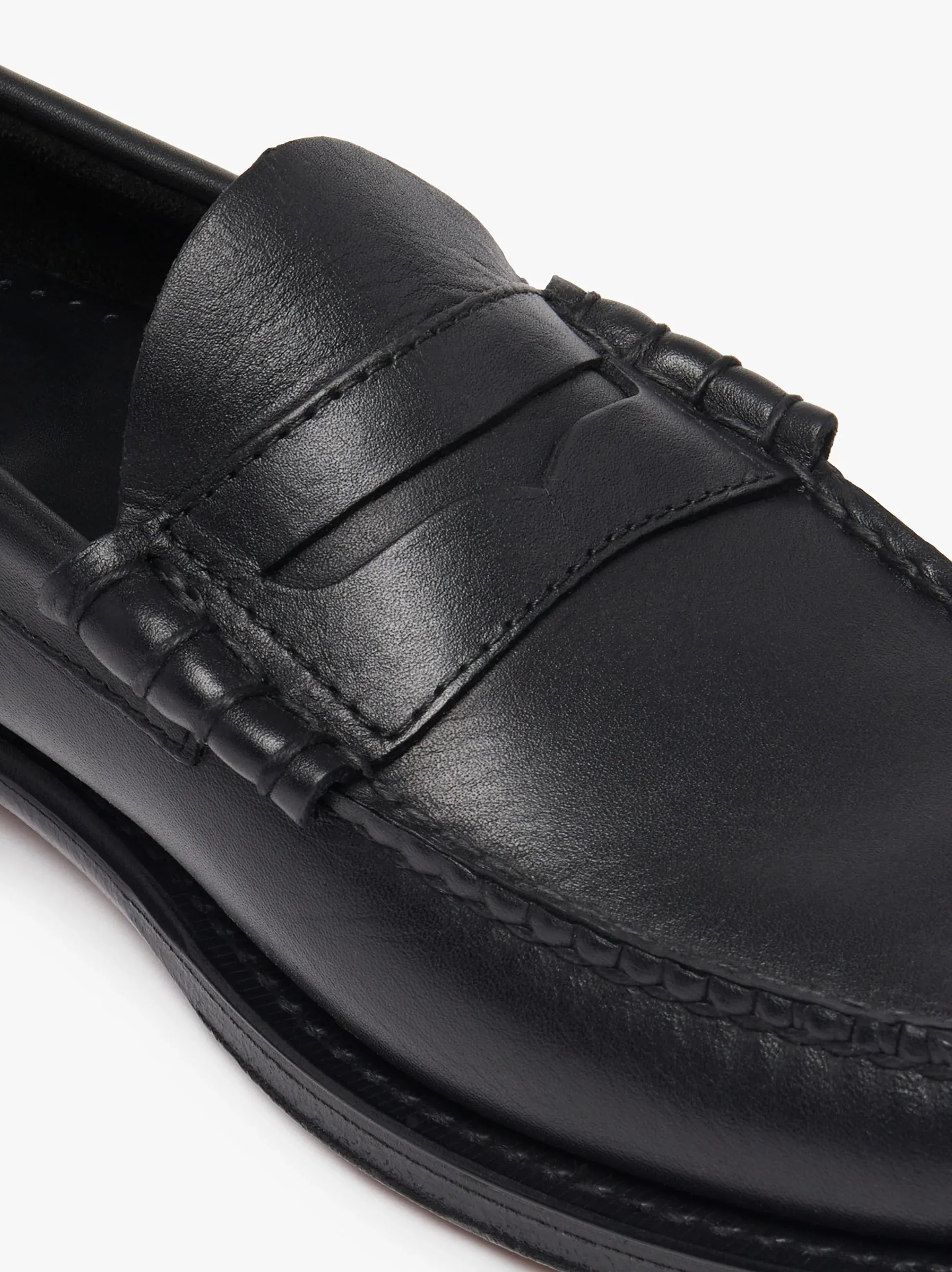 Larson Penny Loafers - Black