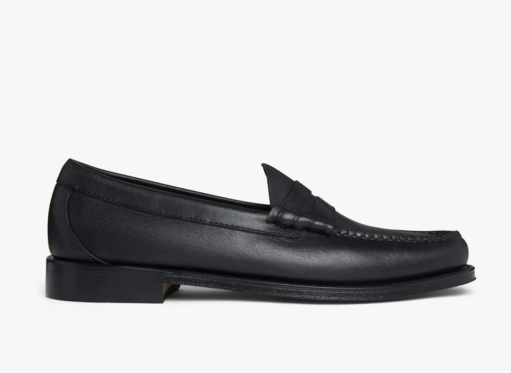 Larson Penny Loafers - Black