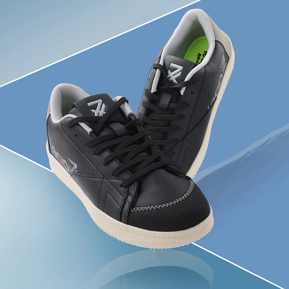 Leap7x Black Casual Lacing Sneakers Shoes For Men NEXTER-1E By Liberty