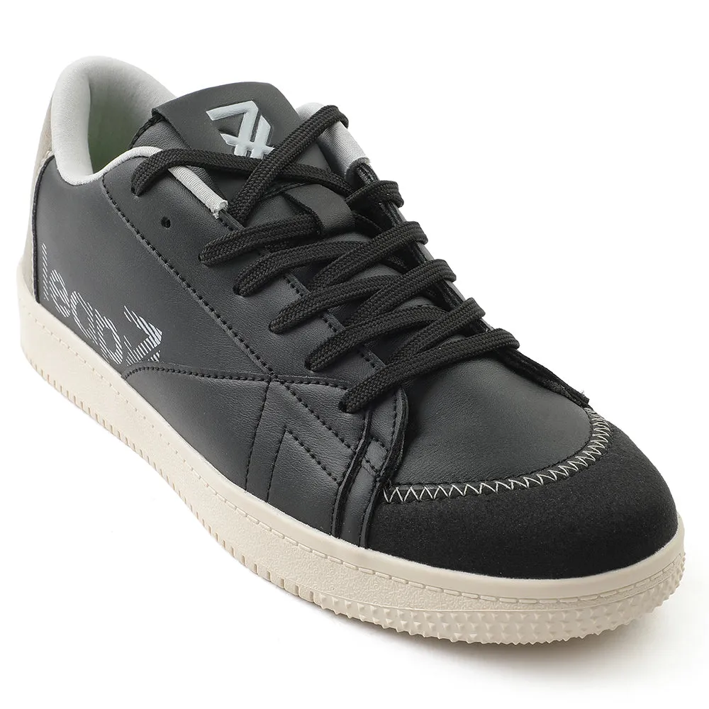 Leap7x Black Casual Lacing Sneakers Shoes For Men NEXTER-1E By Liberty