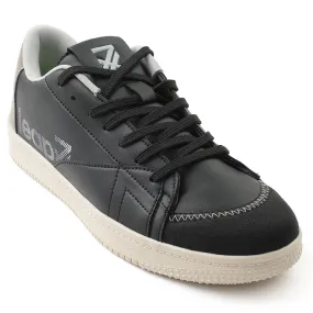 Leap7x Black Casual Lacing Sneakers Shoes For Men NEXTER-1E By Liberty