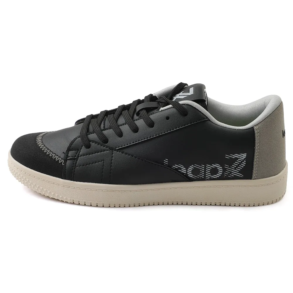 Leap7x Black Casual Lacing Sneakers Shoes For Men NEXTER-1E By Liberty