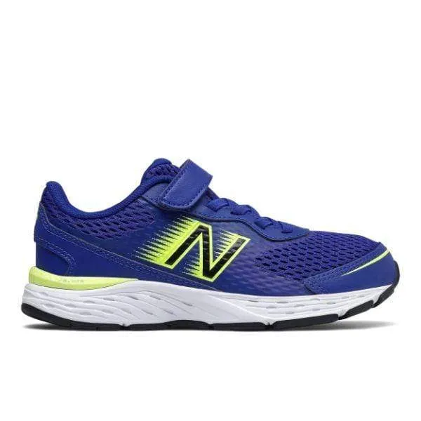 New Balance Kids 680v6 Running Shoes- Cobalt Blue