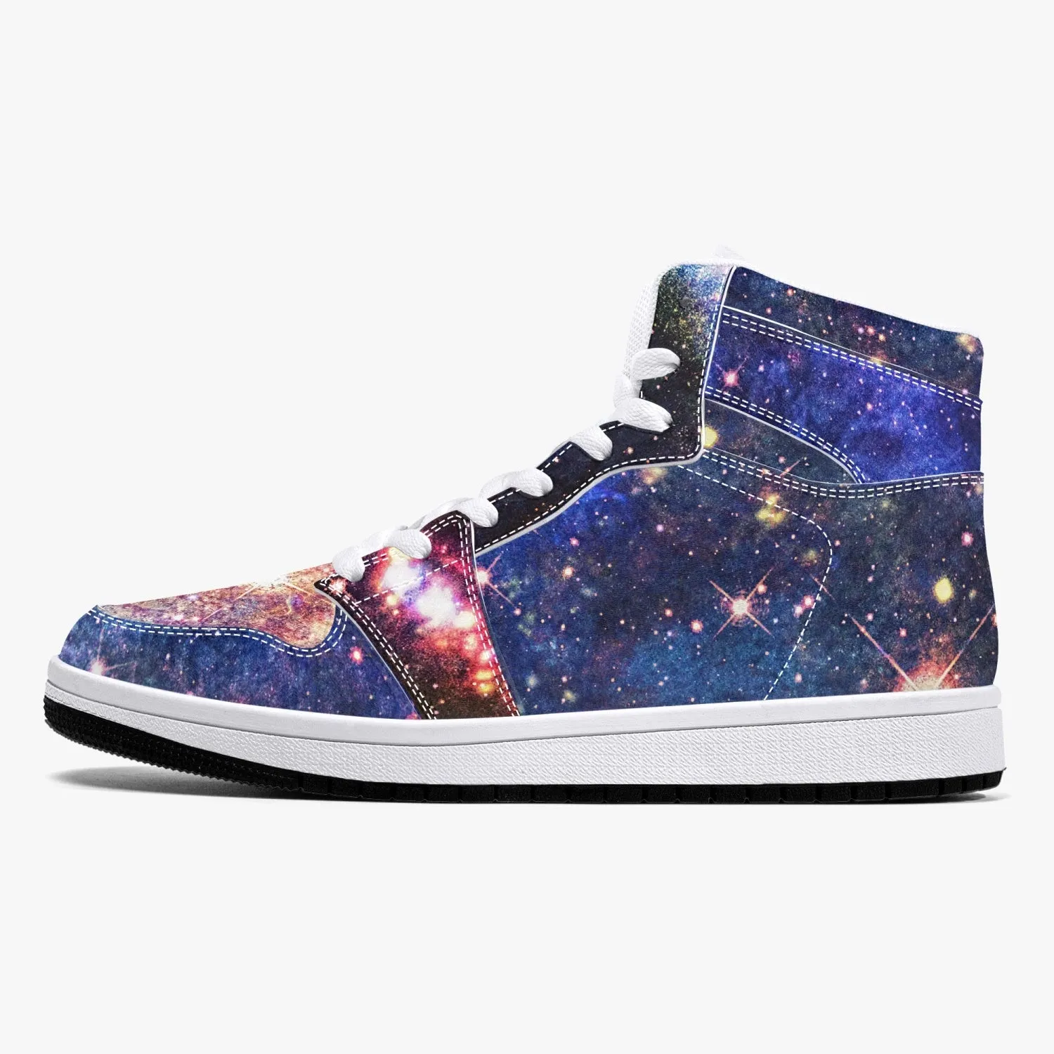 Niari's Shadow Psychedelic Split-Style High-Top Sneakers