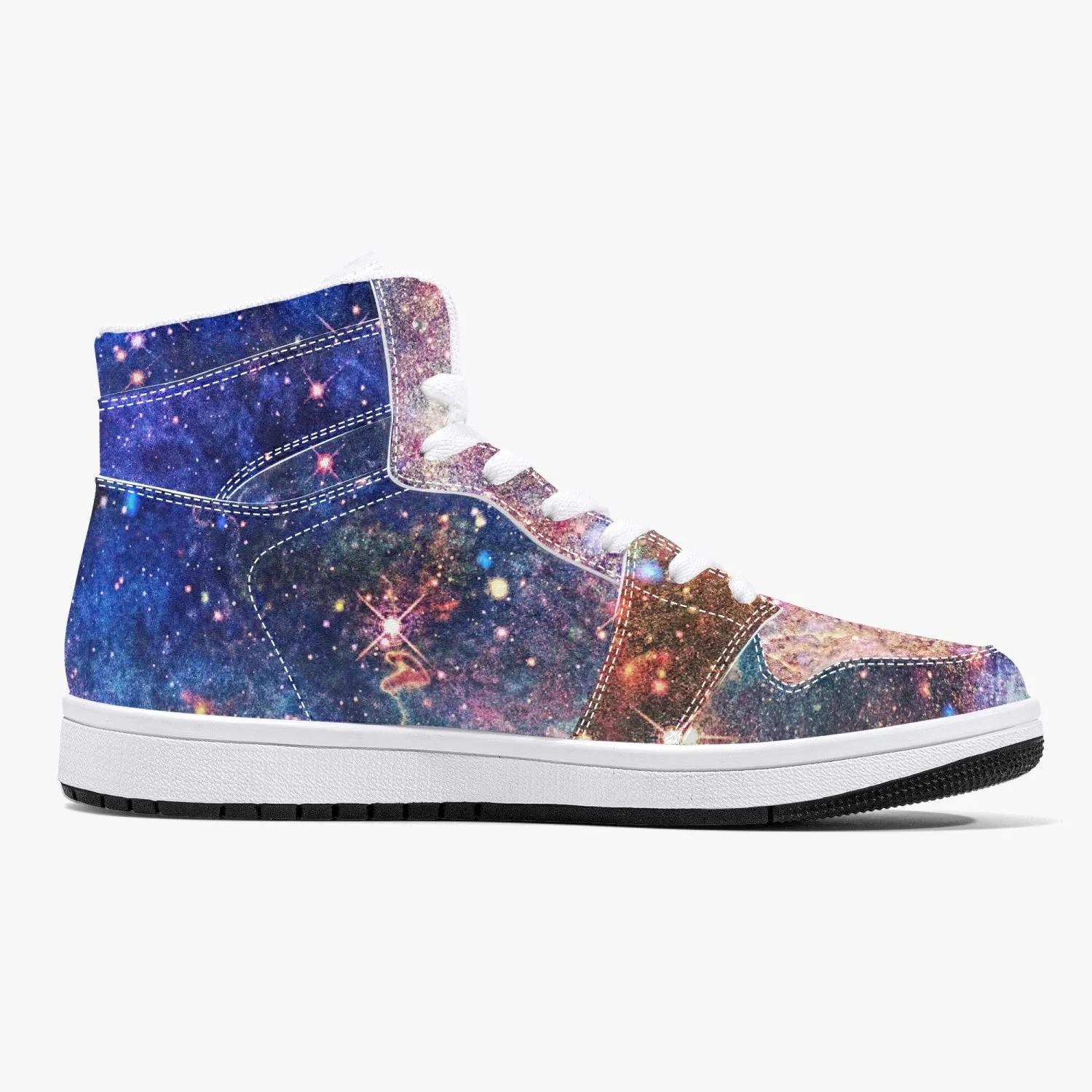 Niari's Shadow Psychedelic Split-Style High-Top Sneakers