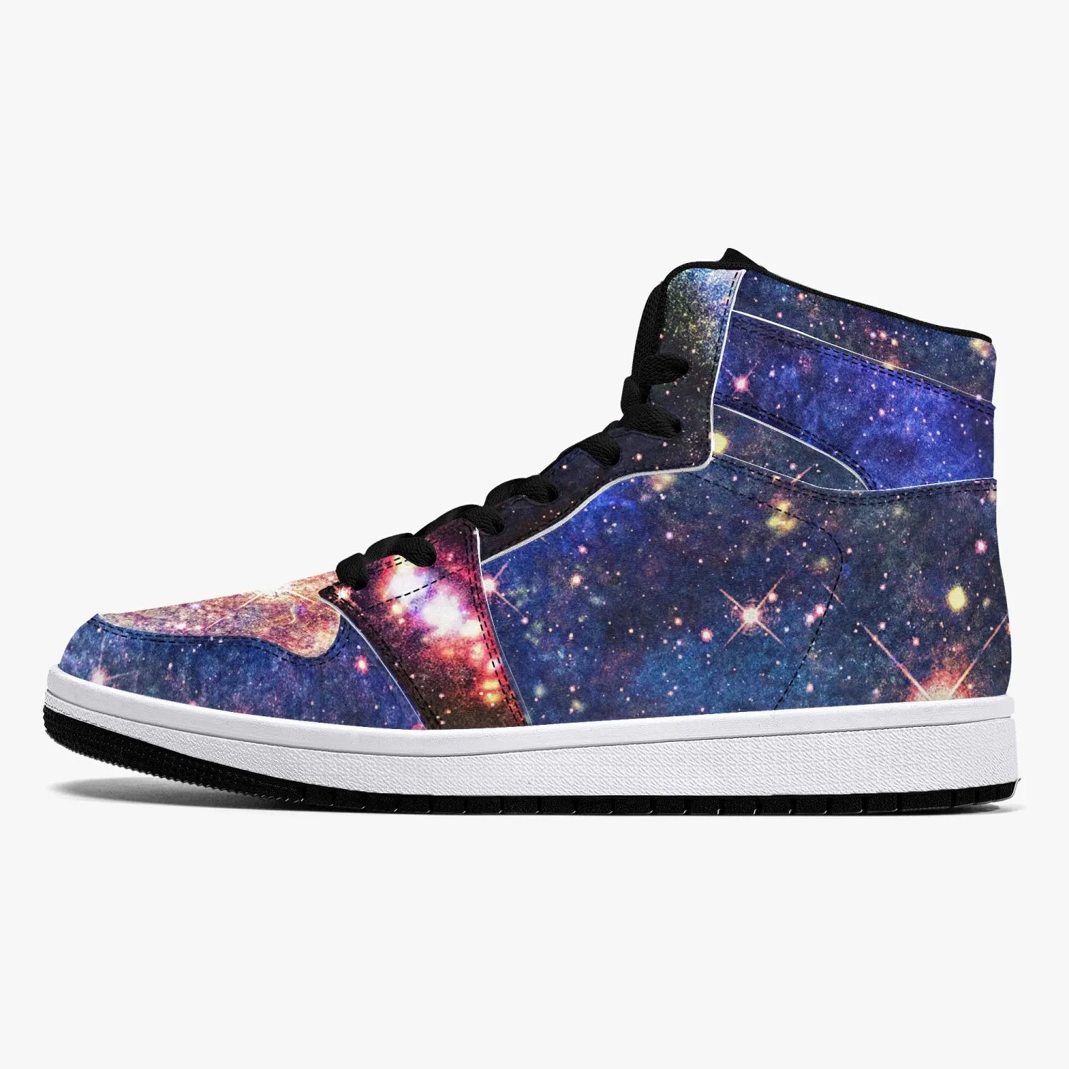 Niari's Shadow Psychedelic Split-Style High-Top Sneakers