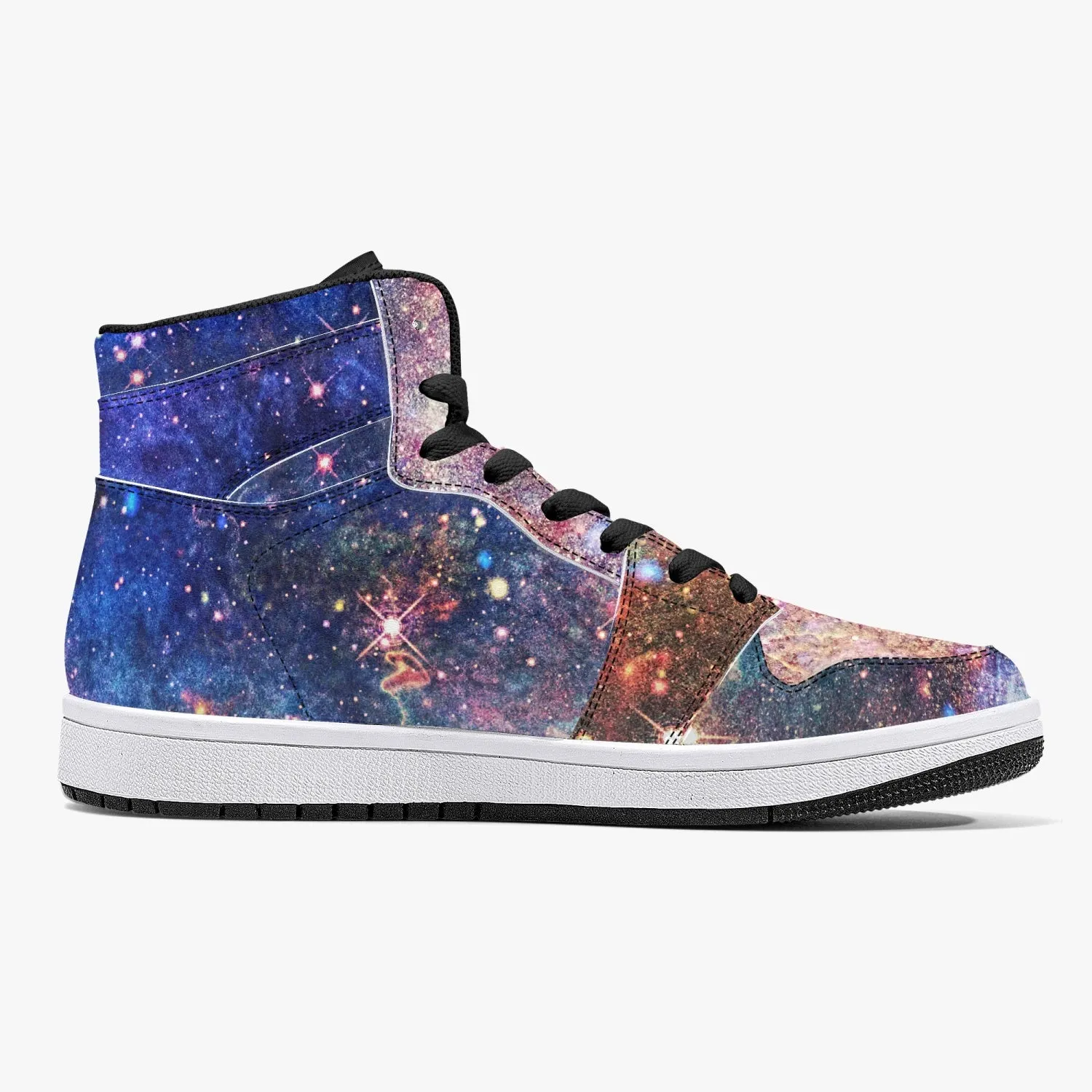 Niari's Shadow Psychedelic Split-Style High-Top Sneakers