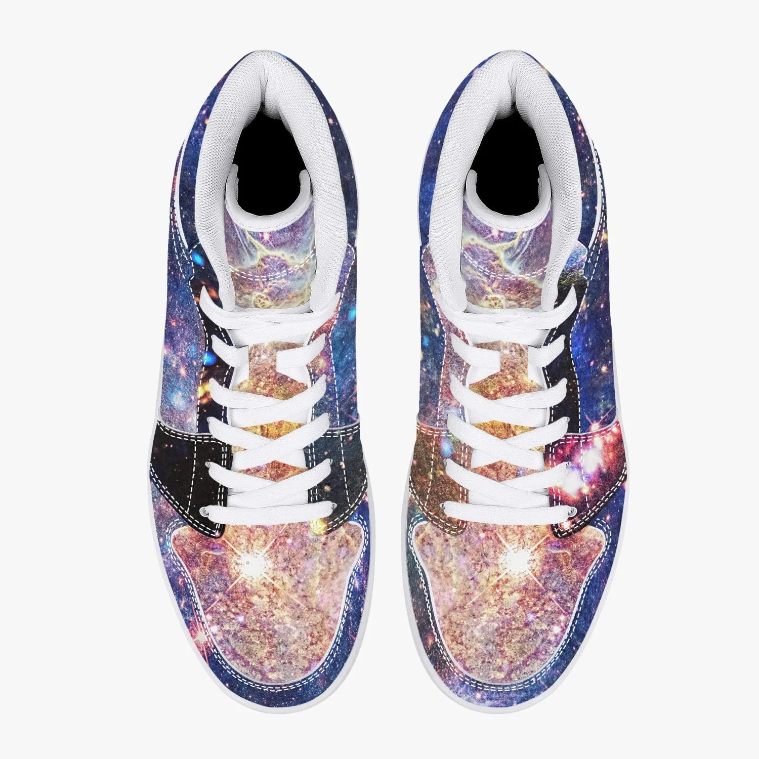 Niari's Shadow Psychedelic Split-Style High-Top Sneakers