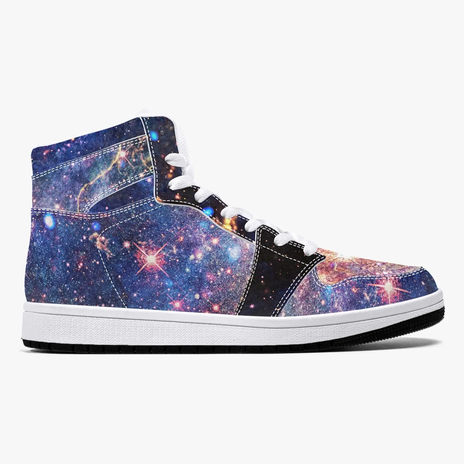 Niari's Shadow Psychedelic Split-Style High-Top Sneakers