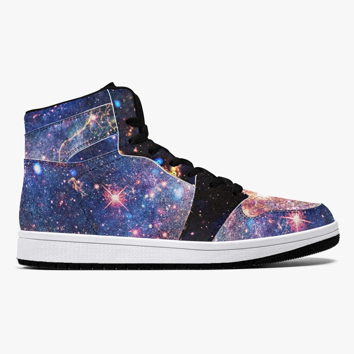 Niari's Shadow Psychedelic Split-Style High-Top Sneakers
