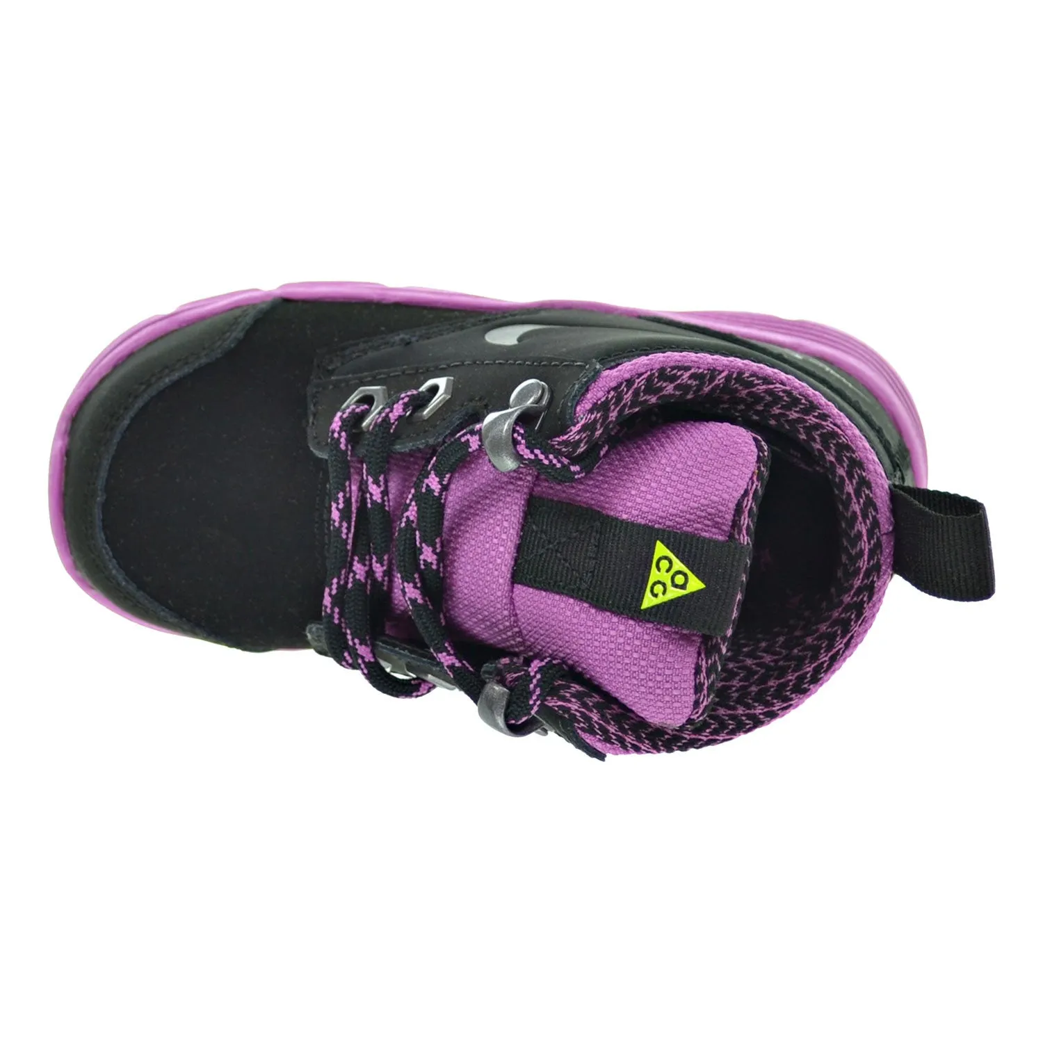 Nike DF Jack Boot (TDV) Toddler's Boots Black/Viola/Metallic Dark Grey