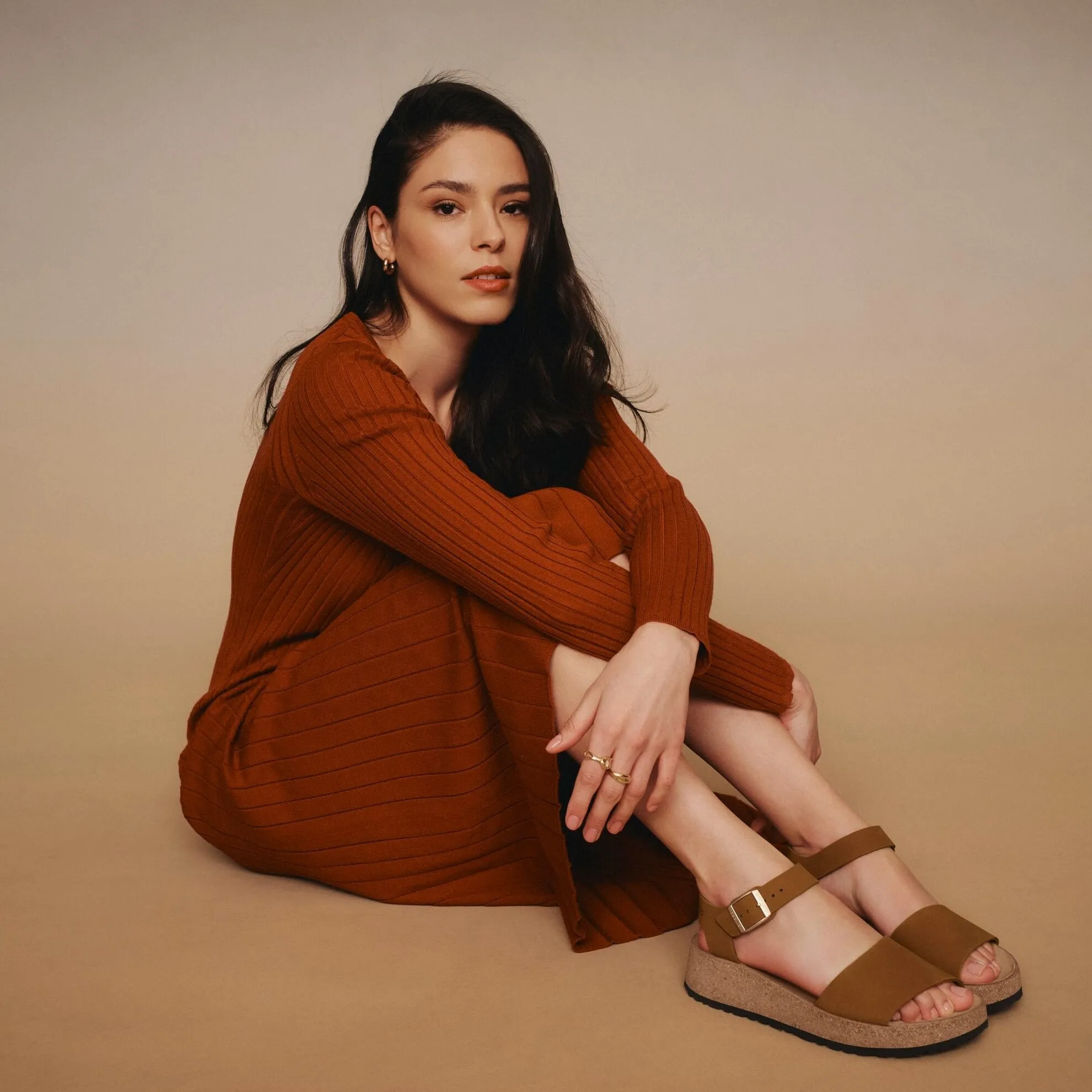Papillio Glenda pecan nubuck by Birkenstock