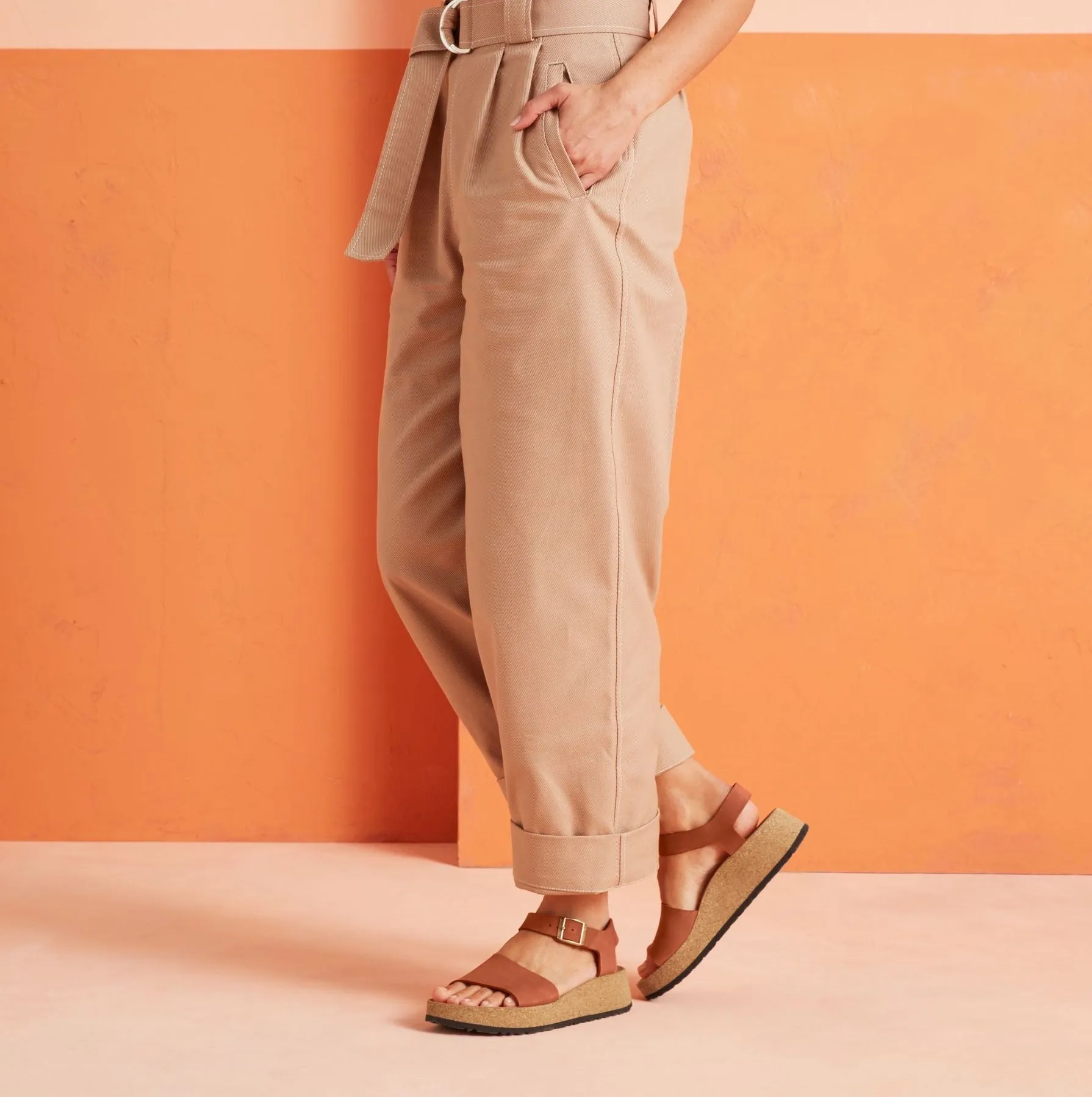 Papillio Glenda pecan nubuck by Birkenstock