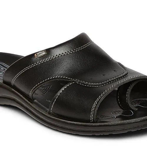 Paragon Men Black Formal Sandal