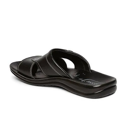 Paragon Men Black Formal Sandal