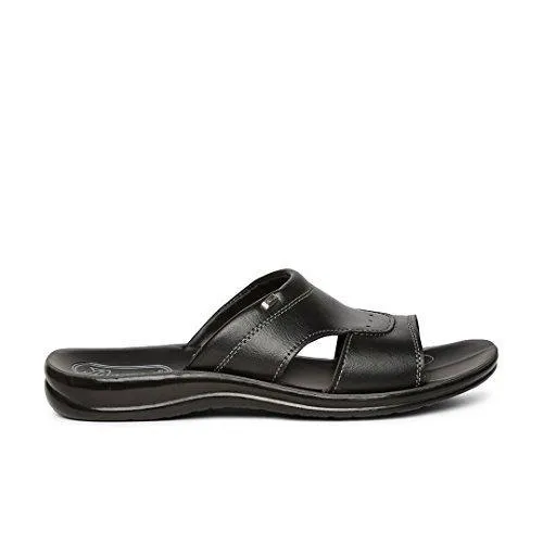 Paragon Men Black Formal Sandal