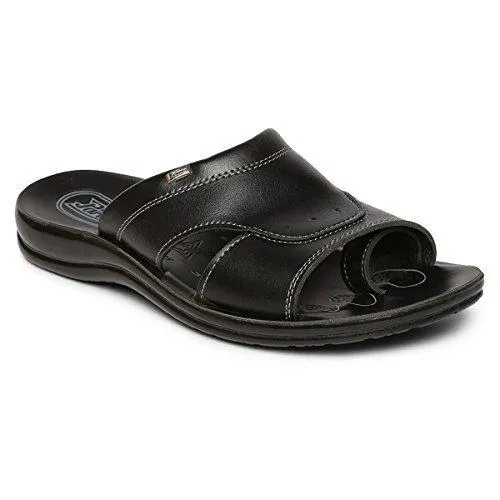 Paragon Men Black Formal Sandal