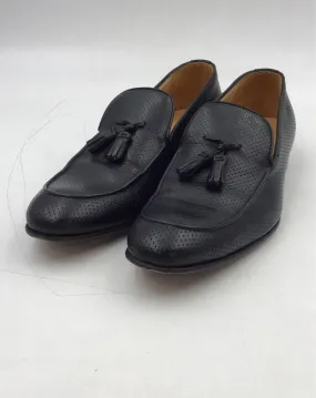 Saks Fifth Avenue Men's Black Slip-On Loafers - Size 9.5M