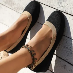 Slip-on mesh breathable flat loafers