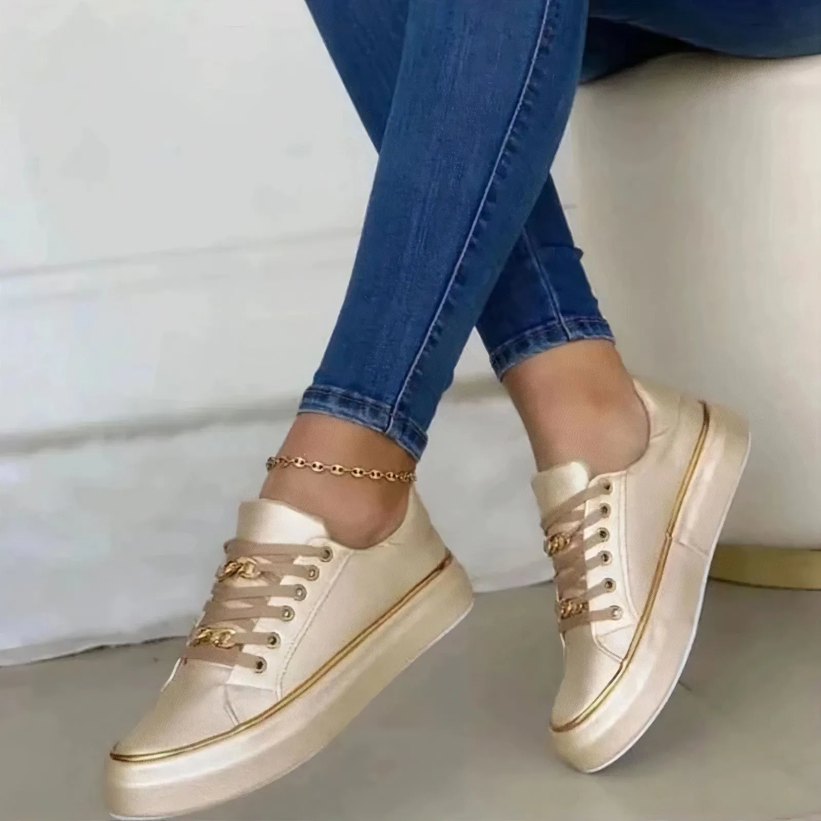 Stylish and orthopaedic trainers