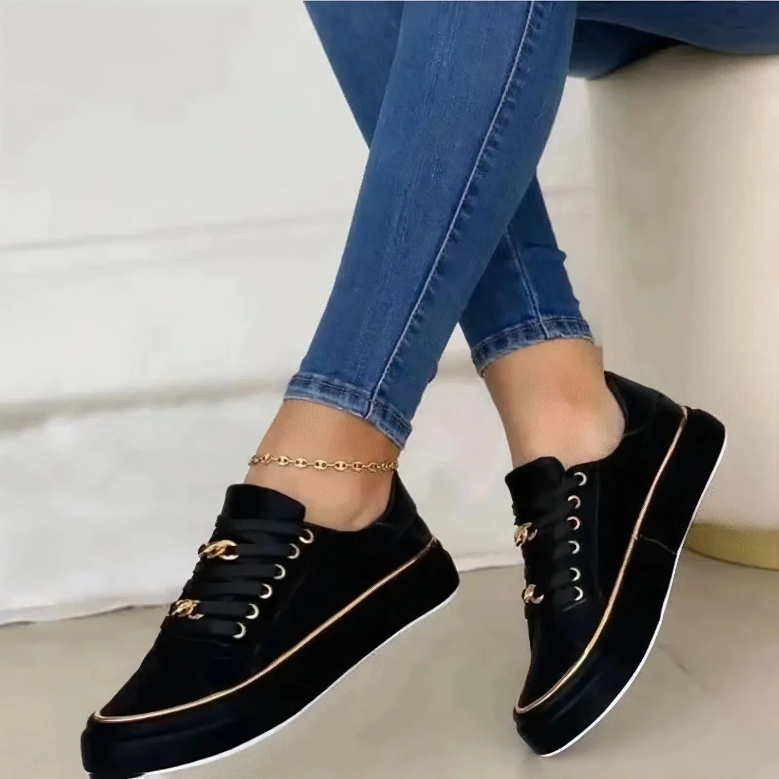 Stylish and orthopaedic trainers
