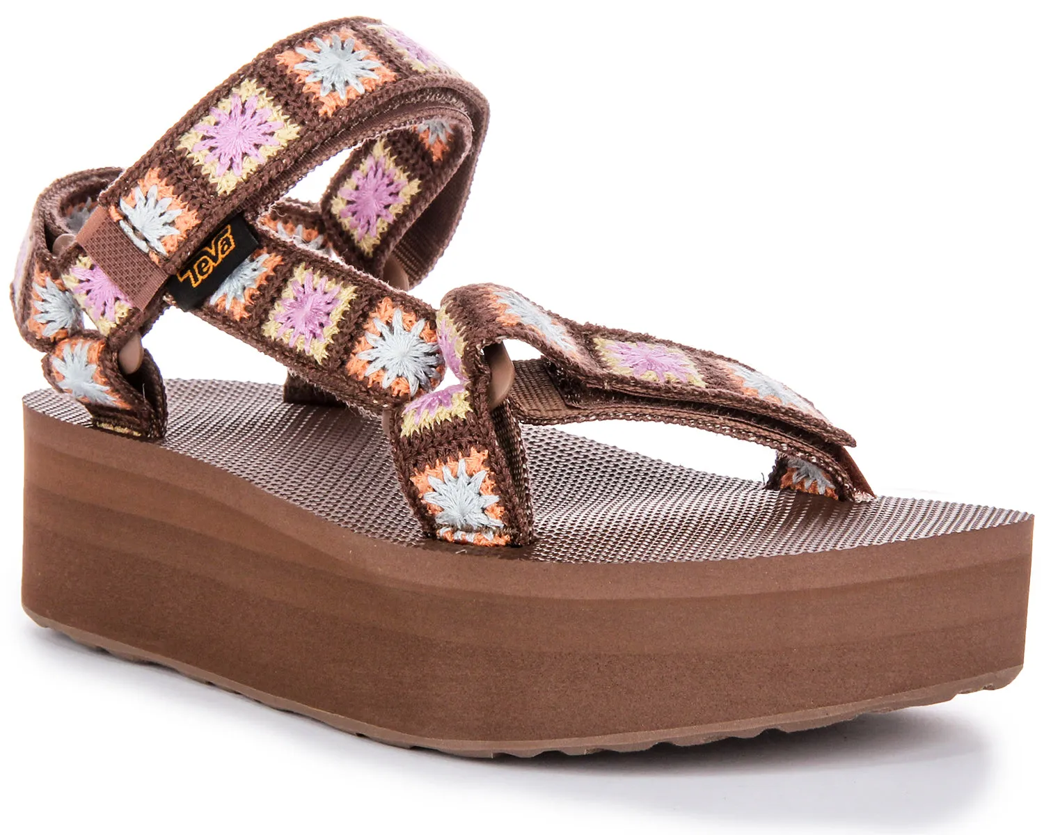 Teva Flatform Universal In Brown Multi For Women