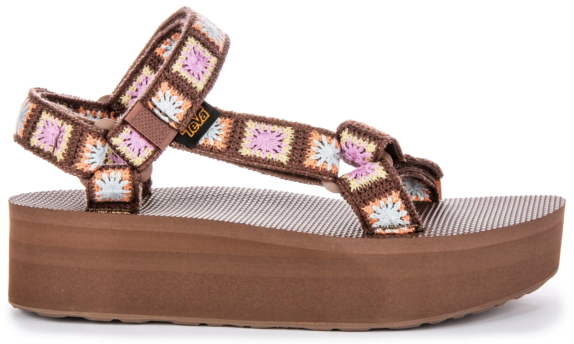 Teva Flatform Universal In Brown Multi For Women